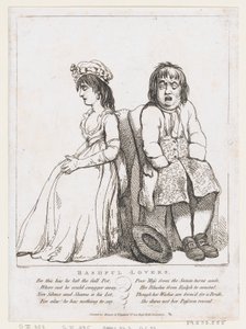 Schüchterne Liebhaber von Thomas Rowlandson