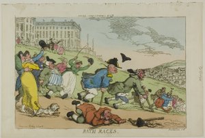 Bath-Rennen, aus Teggs Karikaturen Nr. 49