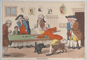 Billard, 1. März 1803 von Thomas Rowlandson