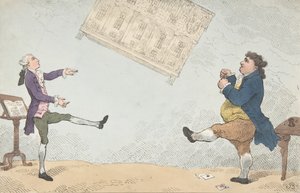 Billy Lackbeard und Charley Blackbeard spielen Fußball, 7. Februar 1784