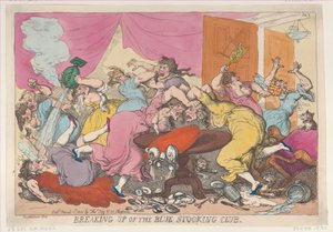 Auflösung des Blue Stocking Clubs, 1. März 1815
