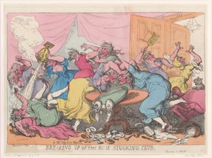 Auflösung des Blue Stocking Clubs, 1. März 1815