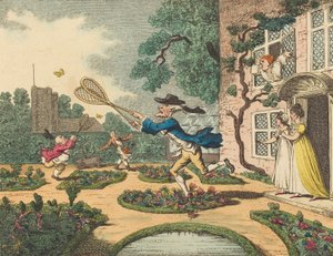 Schmetterlingsjagd von Thomas Rowlandson