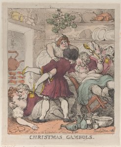 Weihnachtsspiele, 30. November 1812 von Thomas Rowlandson