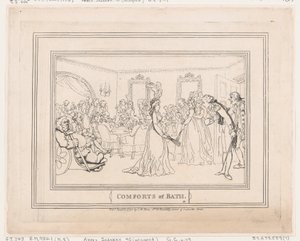 Annehmlichkeiten von Bath, Platte 8 von Thomas Rowlandson