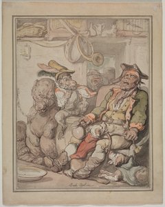 Vergleichende Anatomie Studie von Thomas Rowlandson