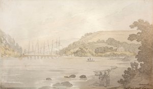 Cornwall, East und West Looe von Thomas Rowlandson