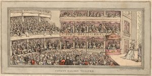 Covent Garden Theatre, veröffentlicht von Henry Brookes, 1786