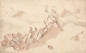 Der Tod als Lotse von Thomas Rowlandson