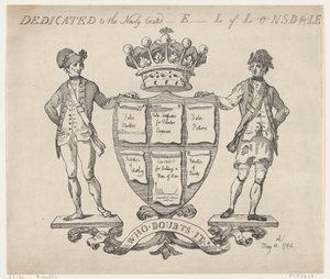 Gewidmet dem neu geschaffenen E-l von L-nsd-le, 11. Mai 1784