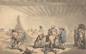 Dr. Grahams Badeanstalt von Thomas Rowlandson