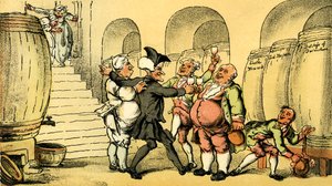 Dr. Syntax wird im Keller willkommen geheißen