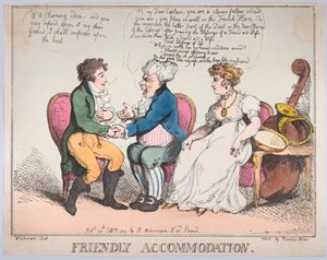 Freundliche Unterkunft, 25. Februar 1802 von Thomas Rowlandson