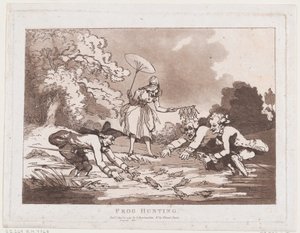 Froschjagd von Thomas Rowlandson