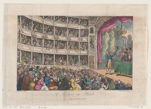 Frontispiz, aus A Lecture on Heads von George Alexander Stevens, April 1808