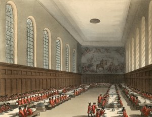 Gesamtansicht des Inneren des Chelsea Hospital von Thomas Rowlandson