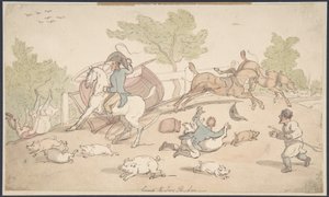 Auf dem Weg nach Ivy Bridge von Thomas Rowlandson