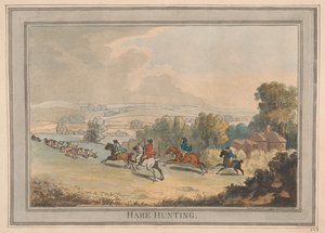 Hasenjagd von Thomas Rowlandson