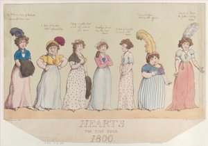 Herzen für das Jahr 1800, 20. April 1800 von Thomas Rowlandson