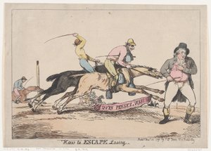 Wie man das Verlieren vermeidet von Thomas Rowlandson