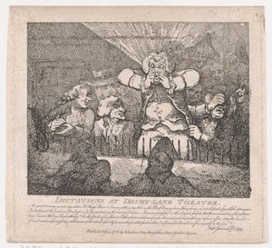 Nachahmungen im Drury-Lane-Theater, malerische Schönheiten von Boswell, Teil der Zweite..., 20. Juni 1786