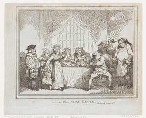 Ist das Ihre Laus? von Thomas Rowlandson