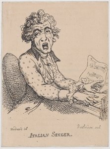 Italienischer Sänger, April 1808