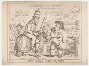 John Bulls Mautstelle von Thomas Rowlandson