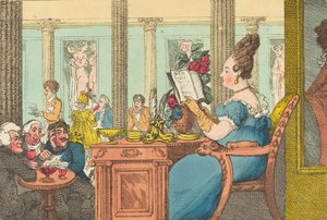 La Belle Limonaudiere im Café des Mille Colonnes, Palais Royal, Paris