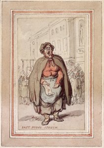 Letzte Sterbensrede, spätes 18. - frühes 19. Jahrhundert