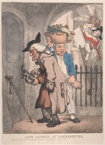 Liebe lacht über Schlosser von Thomas Rowlandson