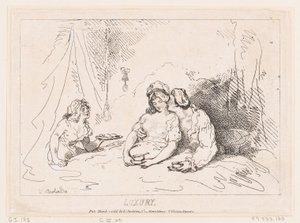 Luxus, 7. März 1786 von Thomas Rowlandson