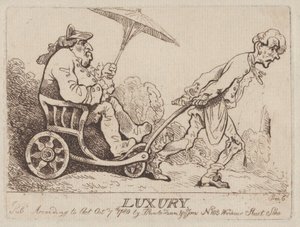 Luxus, 7. Oktober 1780 von Thomas Rowlandson