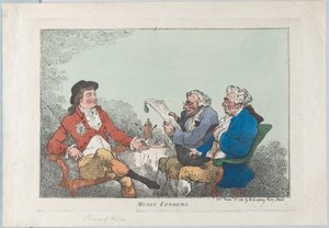 Geldverleiher, 8. November 1784 von Thomas Rowlandson