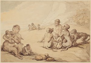 Affeninsel von Thomas Rowlandson