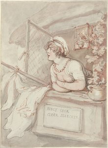 Nancy Cock - Klarstärkerin von Thomas Rowlandson