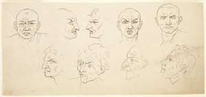 Neun Karikaturen von Thomas Rowlandson