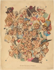 Seltsame Charaktere von Thomas Rowlandson