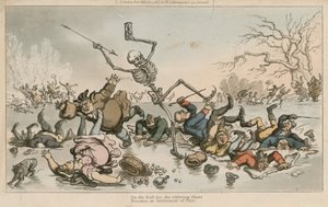 Auf dünnem Eis, der surrende Schlittschuh, wird zum Instrument des Schicksals