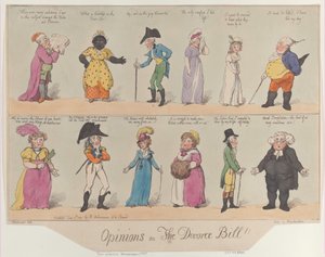 Meinungen zum Scheidungsgesetz!!, 2. Juni 1800 von Thomas Rowlandson