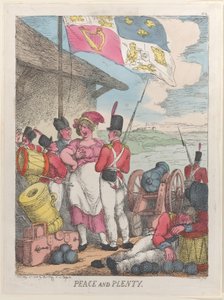 Frieden und Wohlstand, 8. März 1814 von Thomas Rowlandson