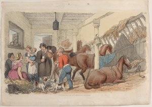 Tafel 36, aus Die Welt im Kleinformat, 1816 von Thomas Rowlandson