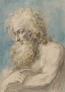 Porträt eines bärtigen Mannes von Thomas Rowlandson