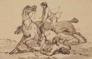 Vorsehung—Der Schutz betrunkener Männer von Thomas Rowlandson