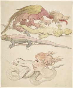 Reptilien von Thomas Rowlandson