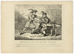 Überarbeitung für die zweite Ausgabe, aus Boswells Tour durch die Hebriden von Thomas Rowlandson