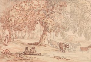 Richmond Park von Thomas Rowlandson