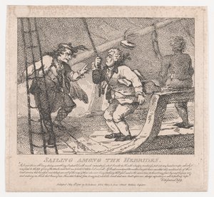 Segeln unter den Hebriden, malerische Schönheiten von Boswell, Teil der Zweite, 10. Juni 1786 von Thomas Rowlandson