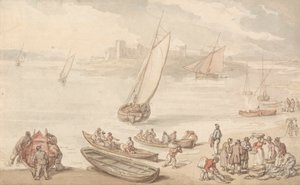 Fischverkauf am Strand