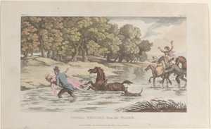 Sophia aus dem Wasser gerettet, aus Der Pfarrer von Wakefield, 1. Mai 1817